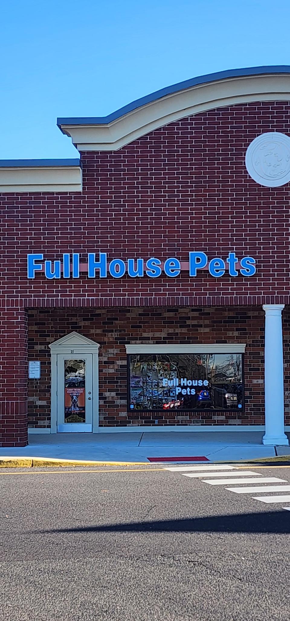 Full House Pets sits in Mount Laurel off of NJ Route-38 in the Larchmont Center