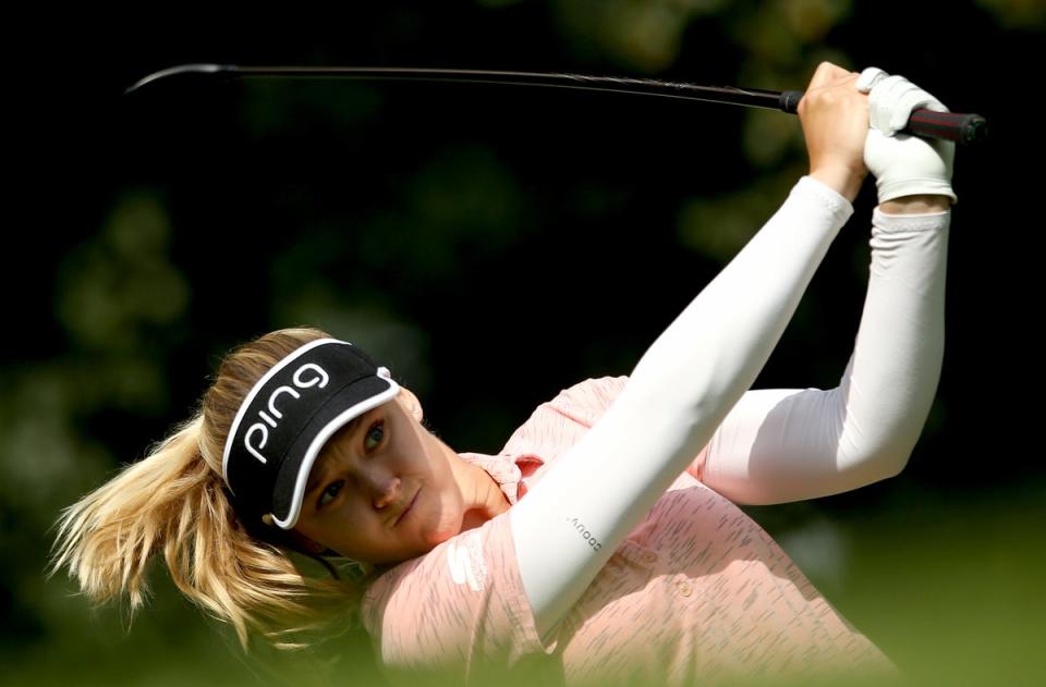 Brooke Henderson is leading the way at the Evian Championship (Steven Paston/PA) (PA Archive)