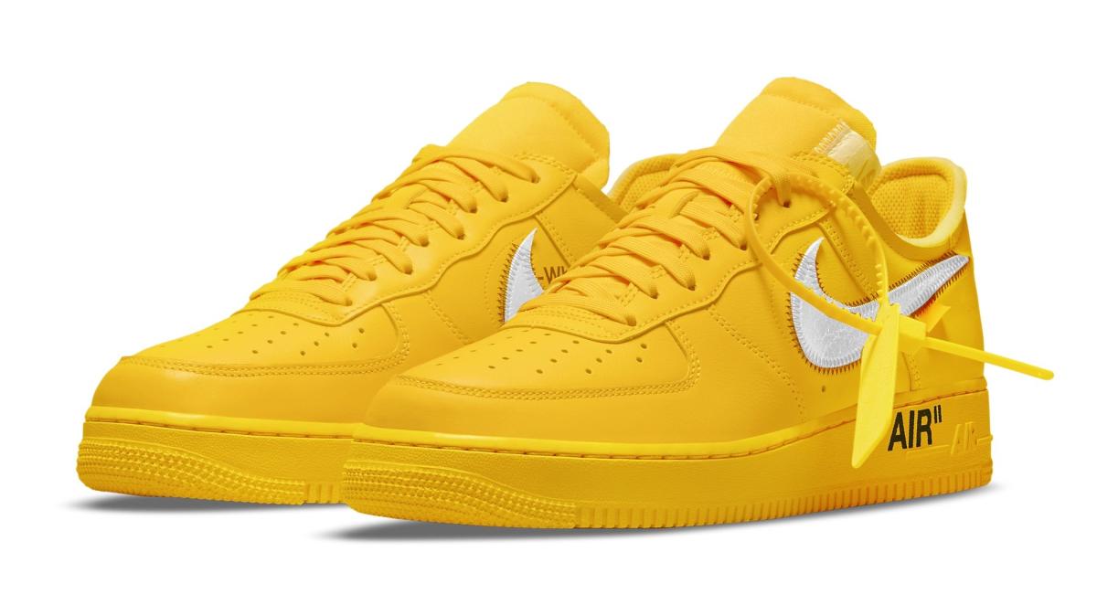 Nike air force on sale 1 high top yellow