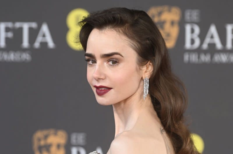 Lily Collins plays Emily Cooper on "Emily in Paris." File Photo by Rune Hellestad/UPI