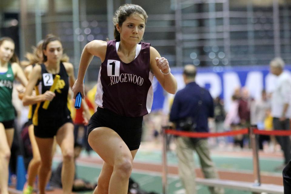 Lucia Rabolli, is shown during the Bergen County Relays. Wednesday, January 22, 2020