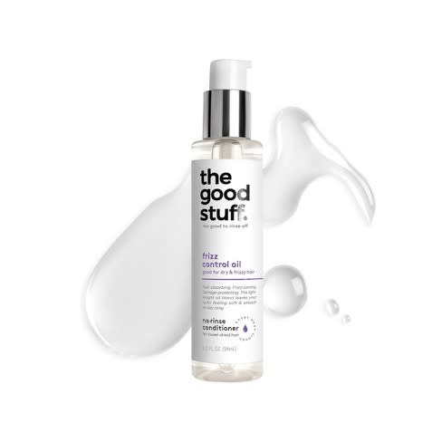 The Good Stuff is an affordable hair care brand that makes no-rinse conditioners for all hair textures.