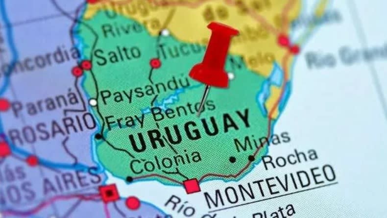 mapa uruguay