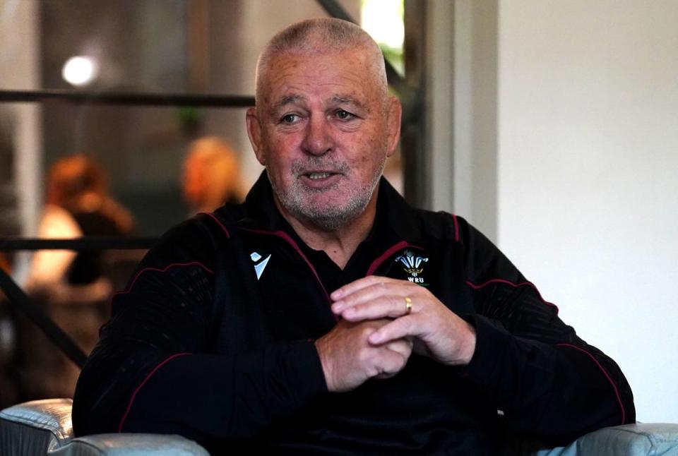 Warren Gatland was blindsided by Rees-Zammit’s decision (PA)