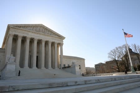 FILE PHOTO: The U.S. Supreme Court building is seen in Washington