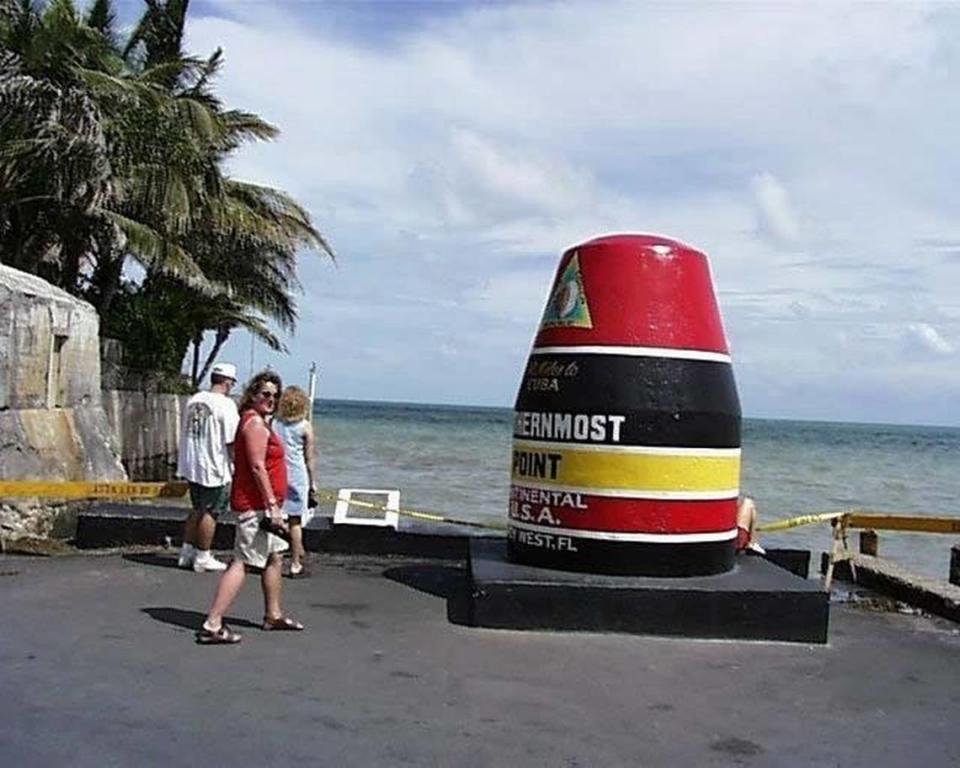 Tourists flock to one of Key West’s best known landmarks.