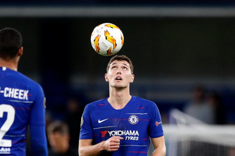 Chances: Andreas Christensen has had to make do with cup competition this season: AP