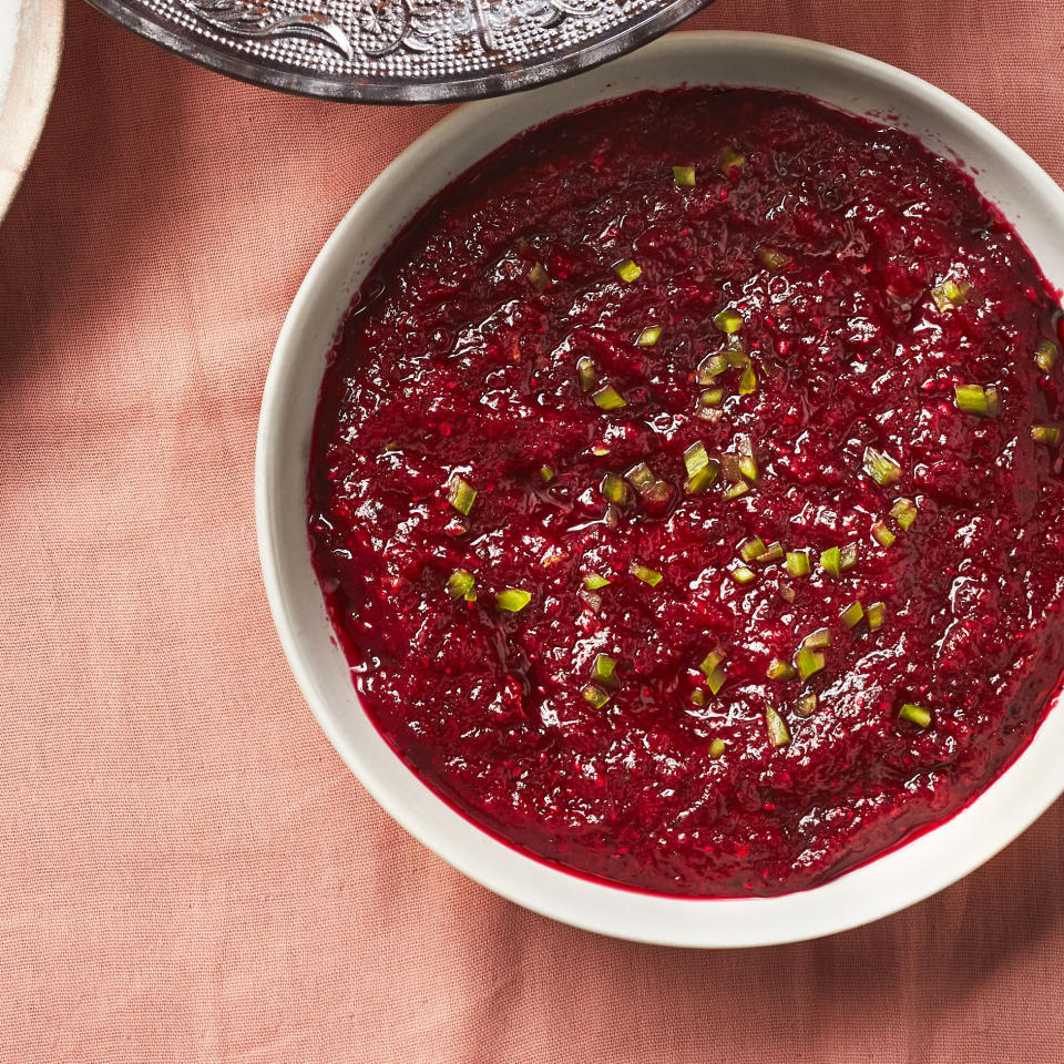 Spicy Cranberry Orange Relish