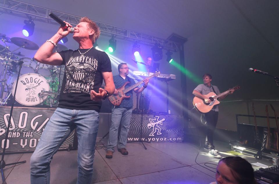 Boogie and the Yo-Yo’z play Friday, June 25, 2021 at Celebrate Waupun in Waupun, Wis. Doug Raflik/USA TODAY NETWORK-Wisconsin