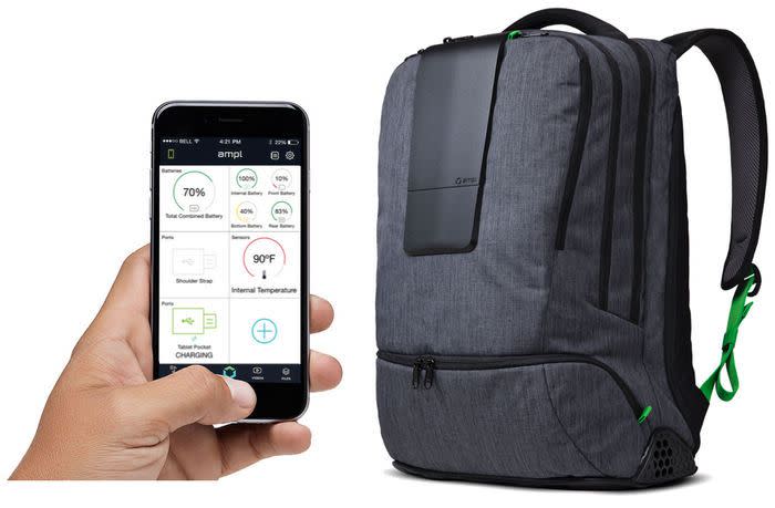 輕鬆管理你的充電設備 AMPL SmartBackpack 智慧背包隨走隨充