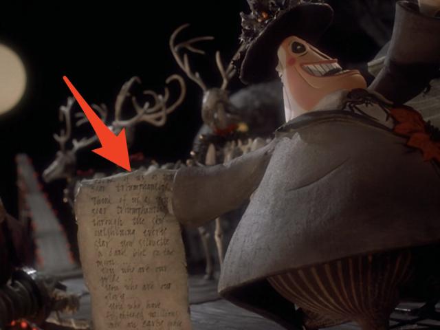 Everything you might have missed about The Nightmare Before Christmas