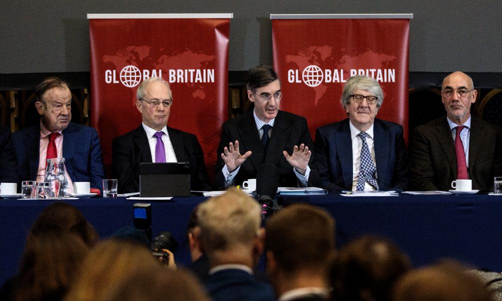 ERG press conference on Brexit