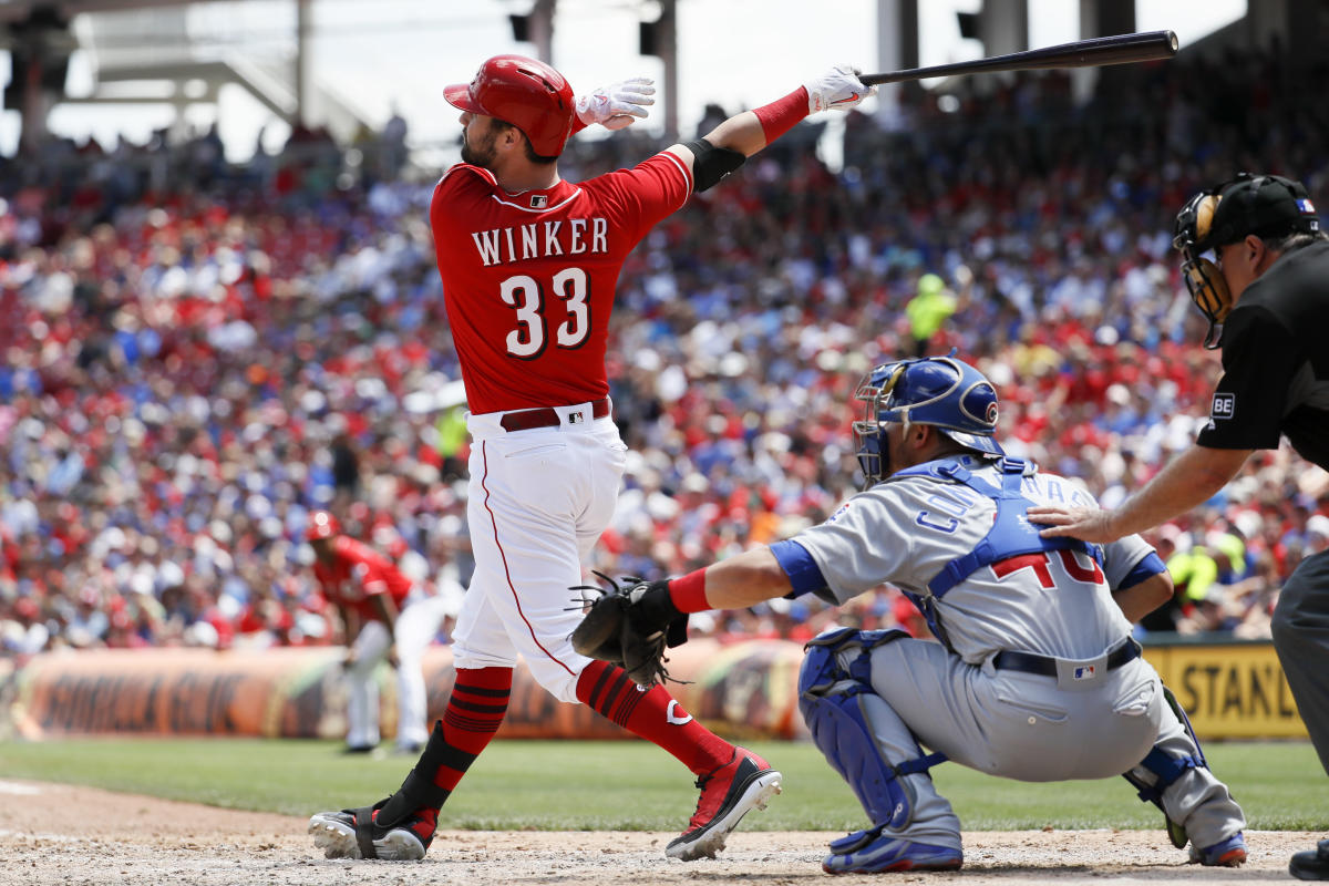 Cincinnati Reds - Jesse Winker made some new friends at