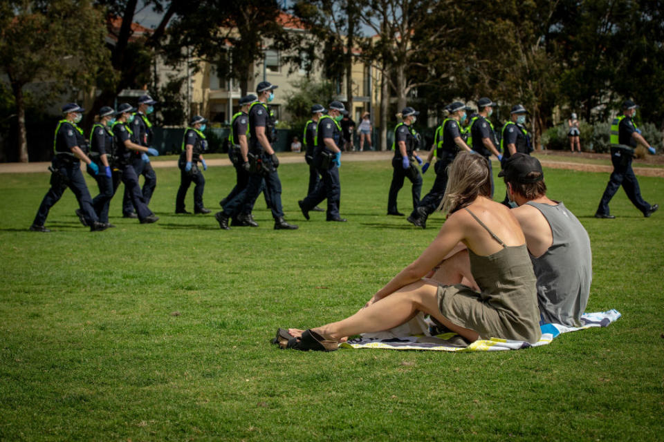 Melburnians now await Dan Andrew's announcement on Sunday. Source: Getty