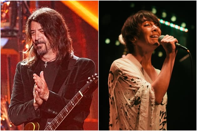 Dave-Grohl-Inara-George-10cc - Credit: Jeff Kravitz/FilmMagic; David A. Smith/Getty Images