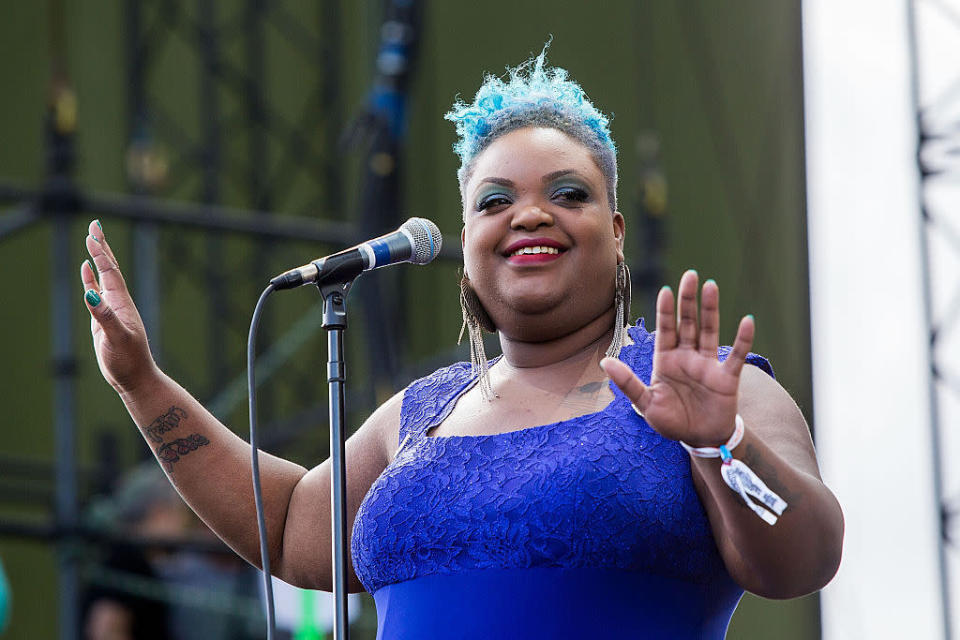 Grace Love performs at the Sasquatch Music Festival at Gorge Amphitheatre on May 27, 2016 in George, Washington. (Photo: Suzi Pratt/WireImage)