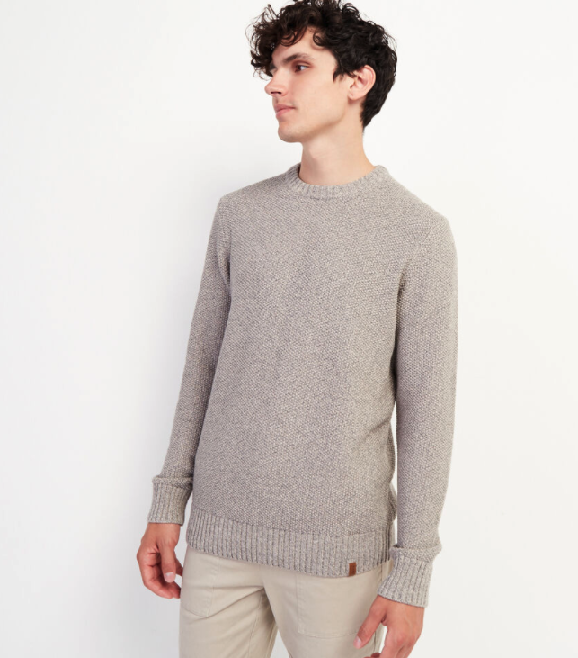 Canoe Lake Crew Sweater. Image via Roots.