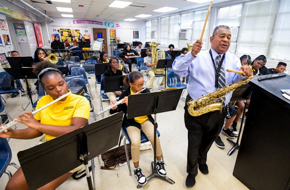 Floyd Middle Magnet School teacher Coleman Woodson Jr. is an active jazz performer and was footsoldier during the Civil Rights Movement.