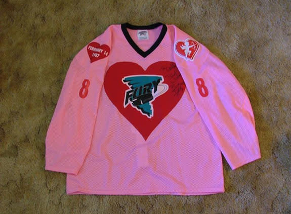 Reebok Stockton Thunder Hockey Jersey ECHL Made in Canada. Sz 