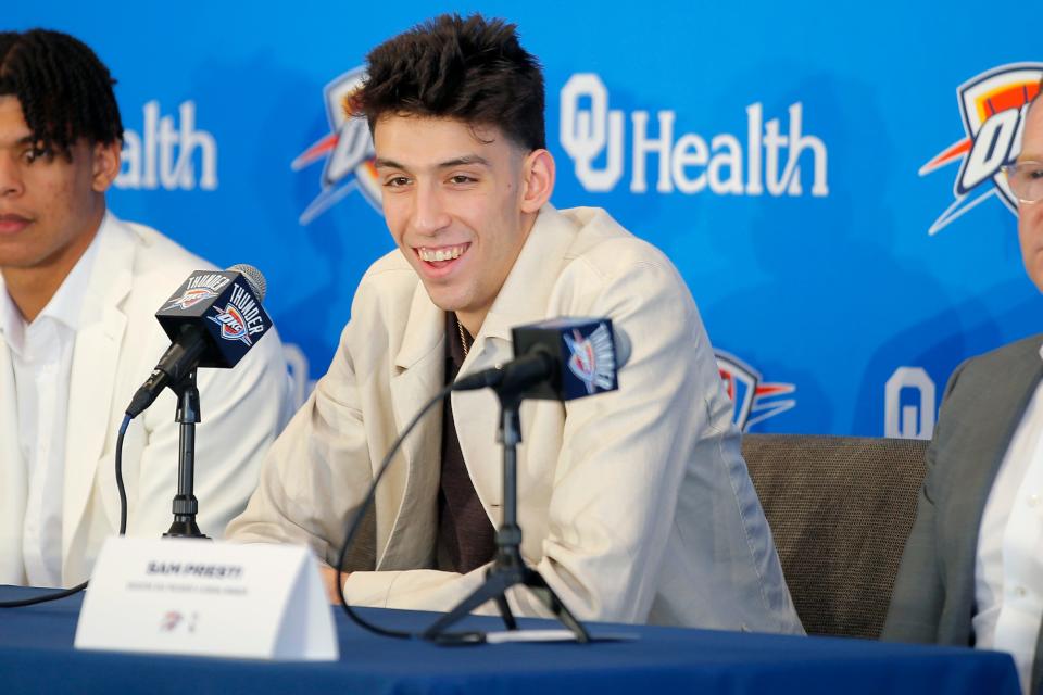 No. 2 overall draft pick Chet Holmgren will make his debut with the Thunder in either Salt Lake City or Las Vegas in NBA Summer League play.