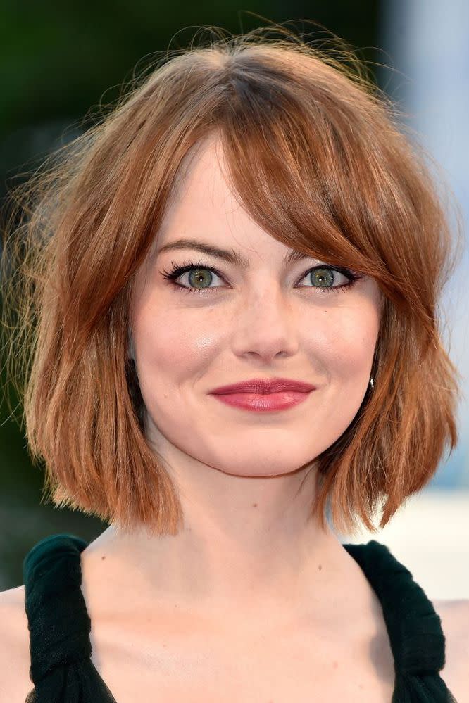 <p>The red carpet tousled bob of our dreams, this is the way to work a fringe with a bob people.</p>