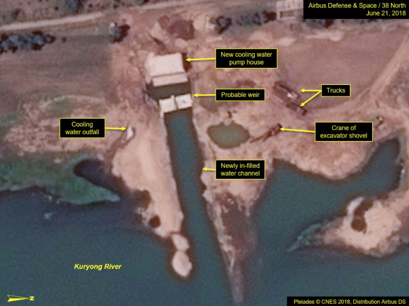 North Korea is carrying out improvements to its nuclear testing facility