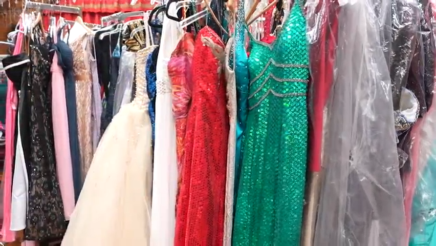 Grace's Closet is an outreach program at Grace Episcopal Church in Rutherford that collects gently used prom dresses for area students in need.