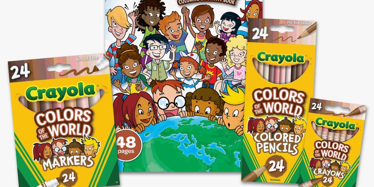 Crayola Has Expanded Its Colors of the World Collection to Include Markers  and Colored Pencils
