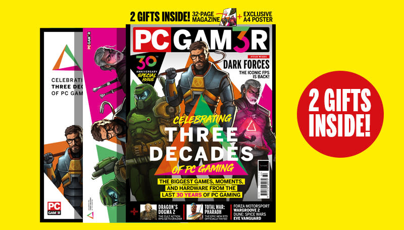  PC Gamer magazine 30th anniversary special. 