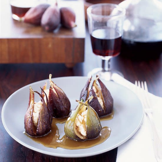 Goat Cheese-Stuffed Roasted Figs