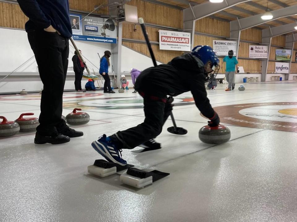 The Cornwall Curling Club offers youth programming from ages six to 13. (Tony Davis/CBC - image credit)