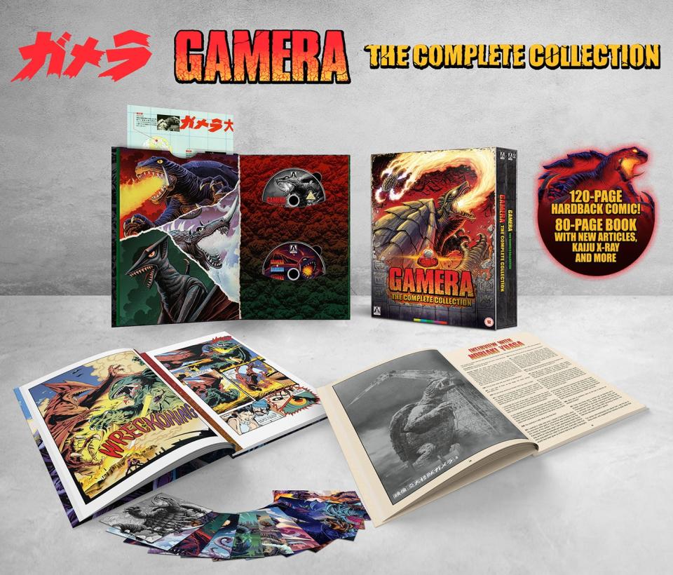 Arrow Video's Complete Gamera Collection set.