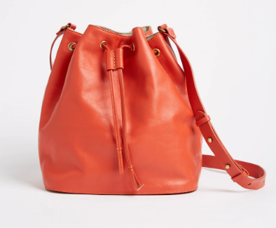 Leather Bucket Bag