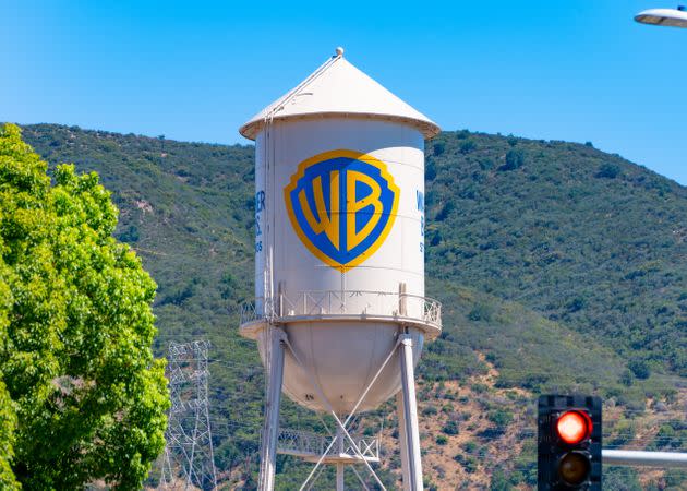 The Warner Bros. water tower on the studio lot on June 24, 2022, in Burbank, California. (Photo: AaronP/Bauer-Griffin via Getty Images)