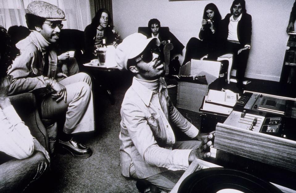 Photos of Musicians Backstage in the '70s