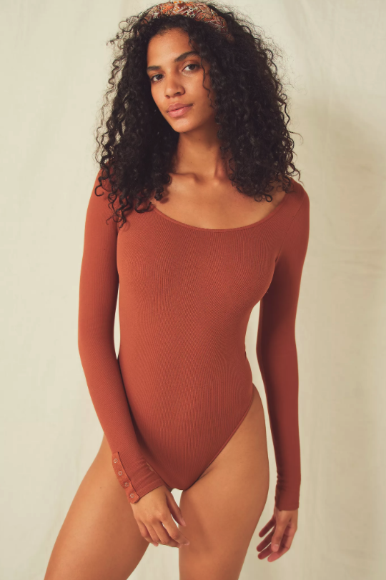 Split Up Bodysuit. Image via Free People.