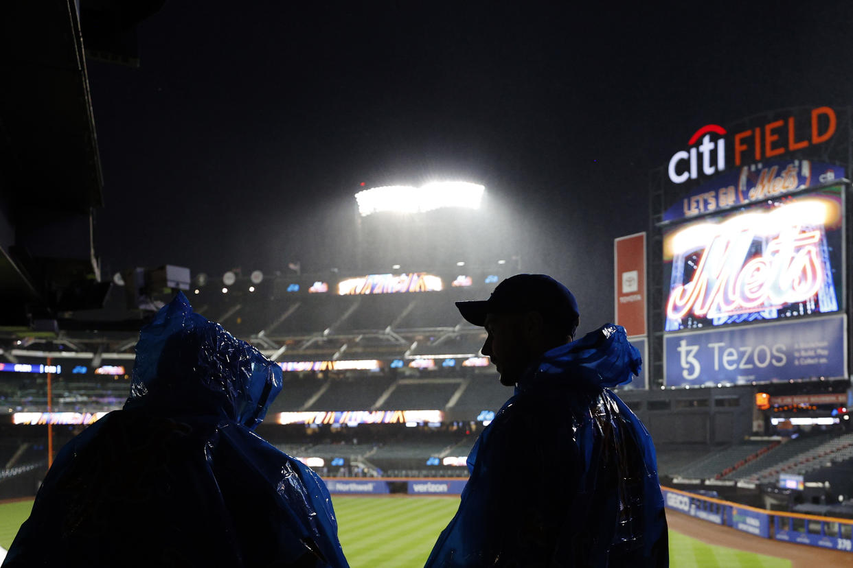 MLB fans can thank the forecast for interruptions to the 2024 Opening Day schedule. (Photo by Sarah Stier/Getty Images)