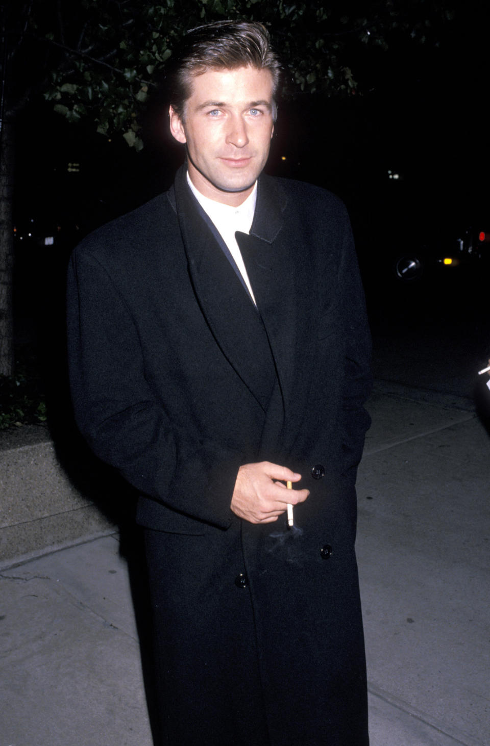Baldwin attending a performance of "Valmont" at the Lincoln Center in New York.