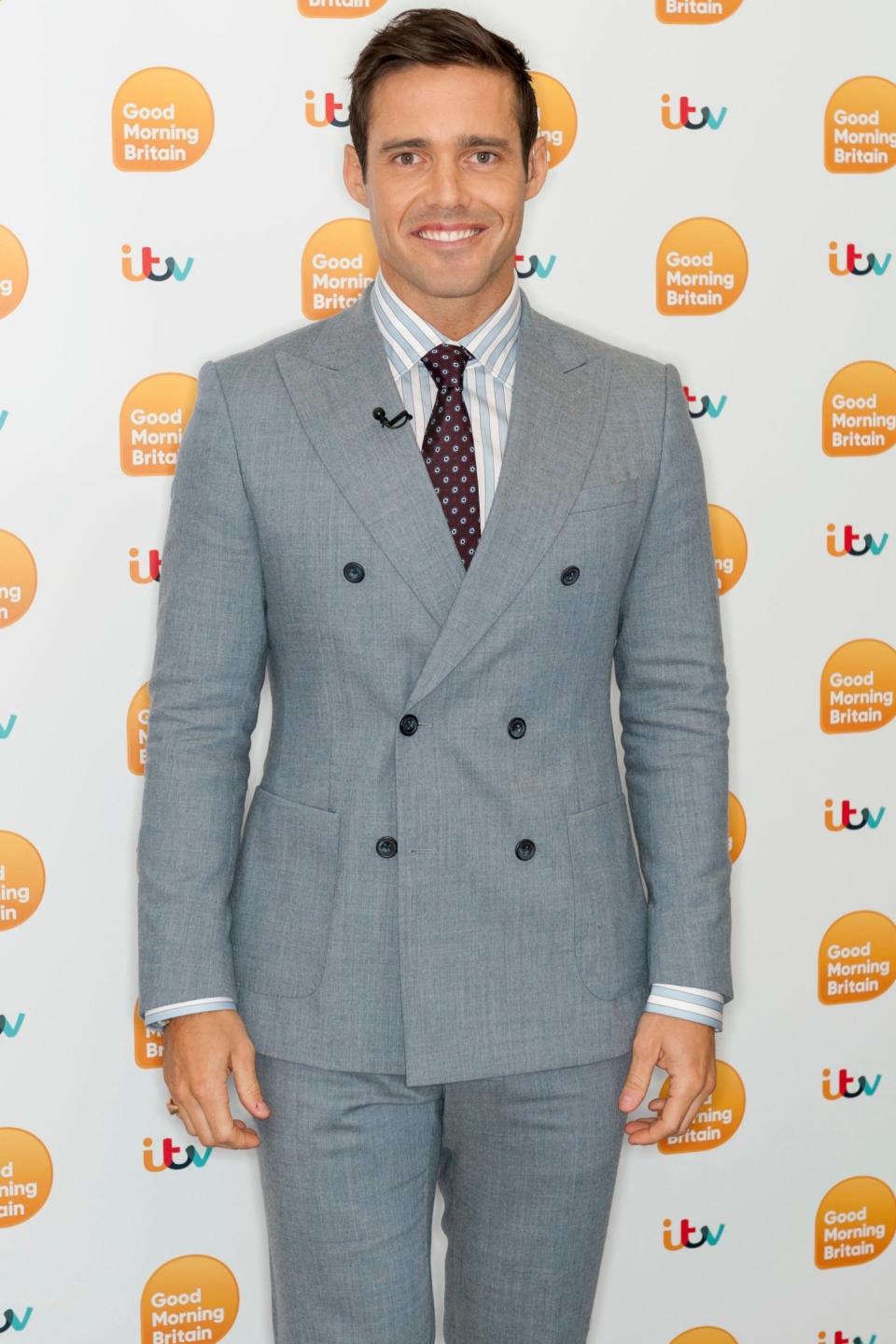 Awkward: Spencer Matthews admitted presenting will take a bit of getting used to (Rex Features)