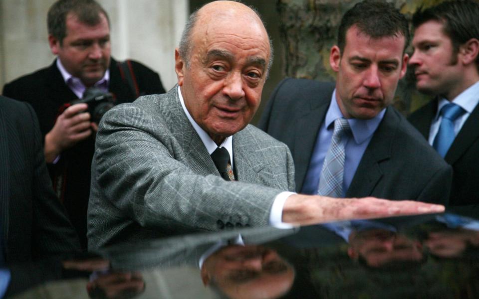 Mohamed Fayed died last year at the age of 94 without ever being prosecuted