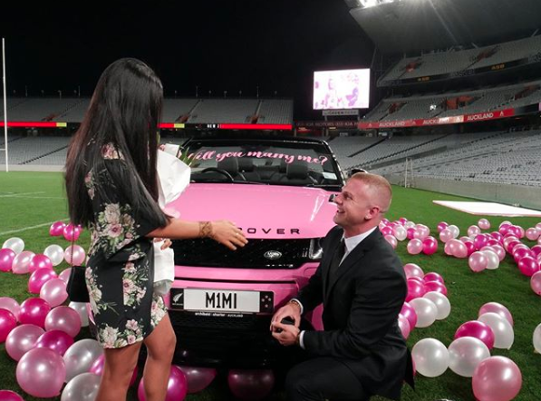 A new car and a ring! Photo: Instagram/Maryammattii