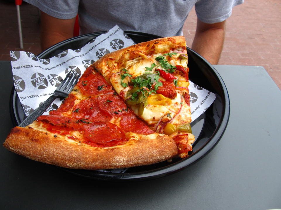 <p>Try: <a href="http://wethepizza.com/">We The Pizza</a>, with a location right on Capitol Hill.&nbsp;</p>