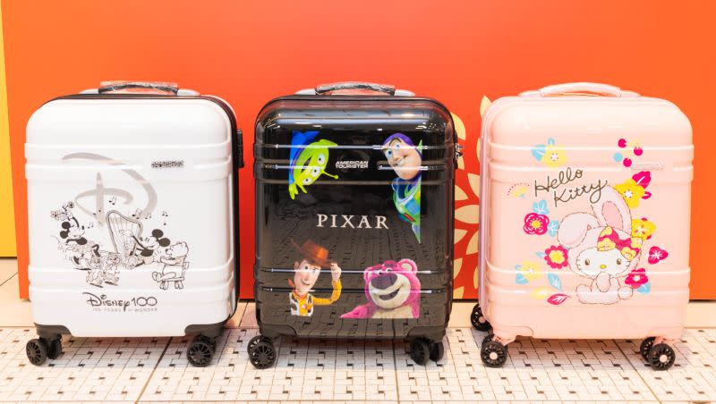 ▲1699元福袋與AMERICAN TOURISTER美國旅行者聯名，推出3款登機箱可選。（圖／業者提供）