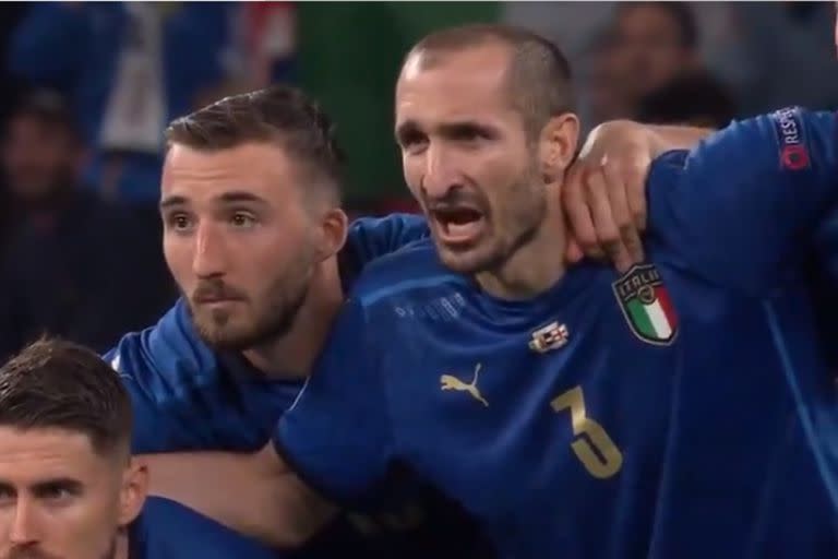 Chiellini y la cábala argentina que utilizó en la tanda de penales ante Inglaterra