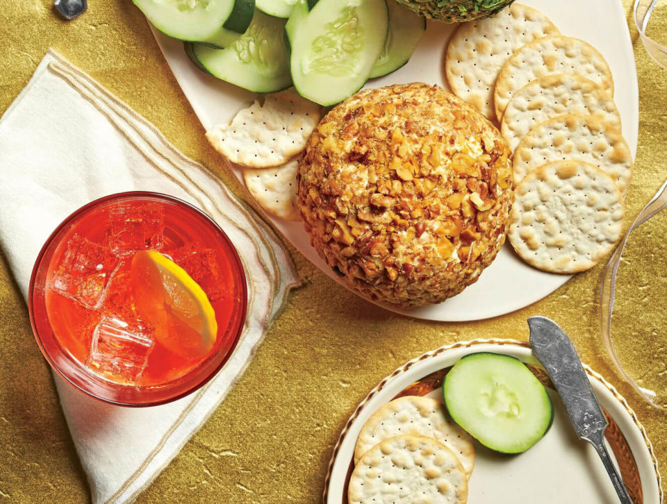 Cheddar-Horseradish-Walnut Cheese Ball