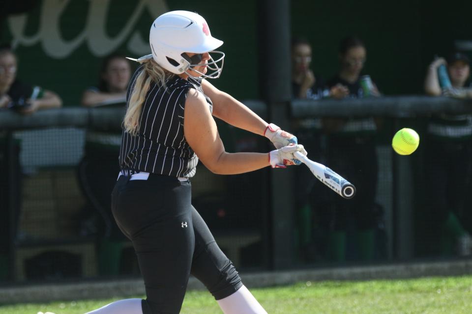 Crestview's PJ Endicott ripped a solo home run in the top of the first inning during the Cougars' 9-3 loss to Clear Fork on Tuesday night.