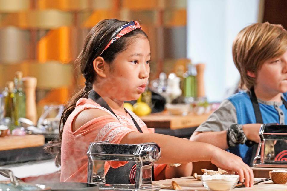 Scarsdale resident Liya Chu in the “Junior Edition: WWE Tag Team” episode of Master Chef Junior, which aired on FOX June 2, 2022. The 13-year-old, who was 10 when she competed, walked away as the series' winner.