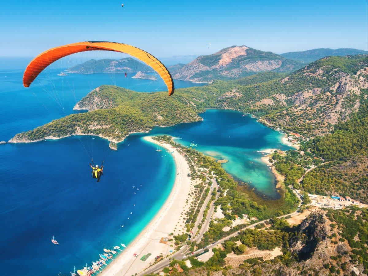 Take off on a tandem glide over Ölüdeniz’s cobalt waters (Getty Images/iStockphoto)