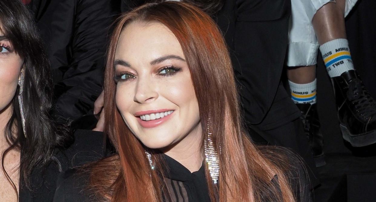 Lindsay Lohan. Image via Splash News.