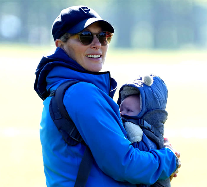 Zara Tindall y su hijo Lucas